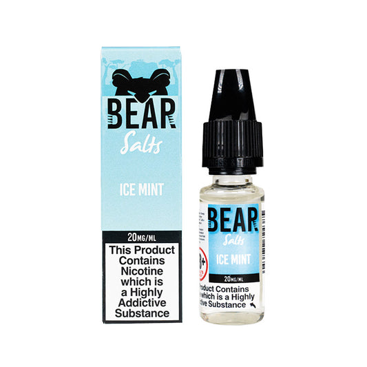 Bear Salts Ice Mint 10ml Nic Salt with Box