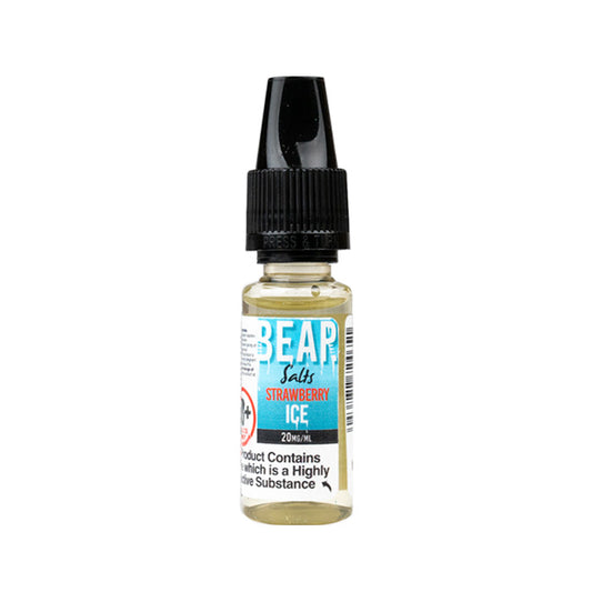 Bear Salts Strawberry Ice 10ml Nic Salt Bottle