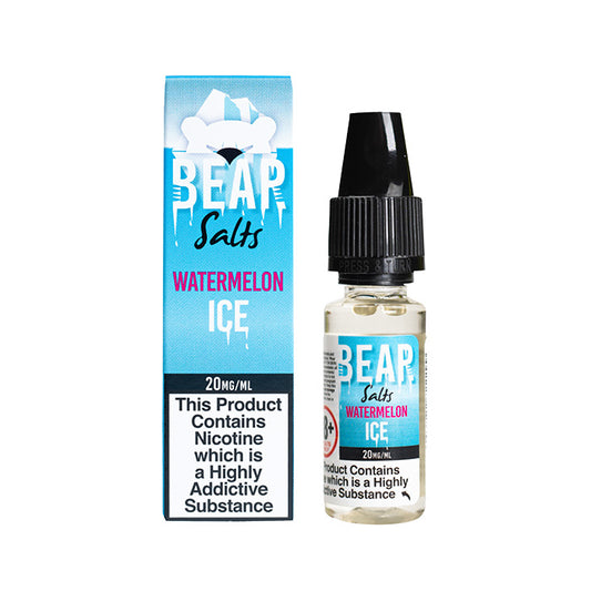 Bear Salts Watermelon Ice 10ml Nic Salt E-Liquid