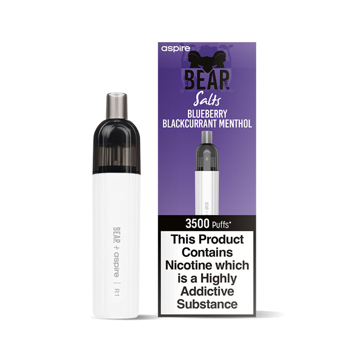 Bear & Aspire R1 Disposable Blueberry Blackcurrant Menthol