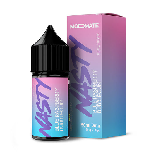 Blue Raspberry Bubblegum Nasty Juice ModMate 50ml E-Liquid