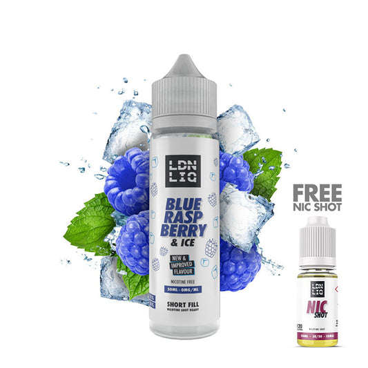 LDN LIQ Blue Raspberry & Ice 50ml E-Liquid