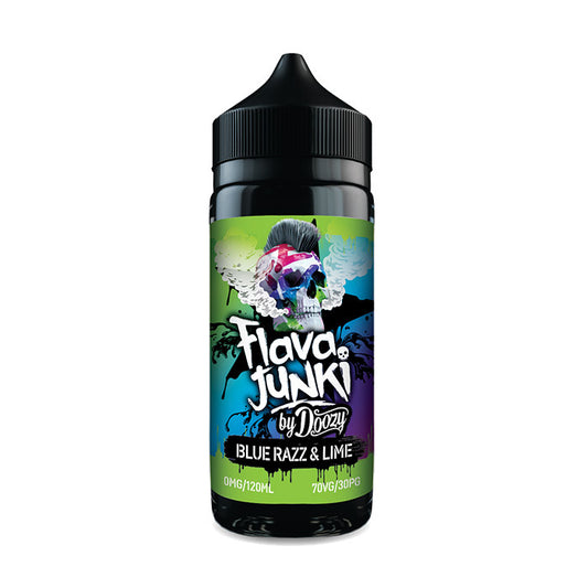 Doozy Vape Flava Junki Blue Razz & Lime 100ml