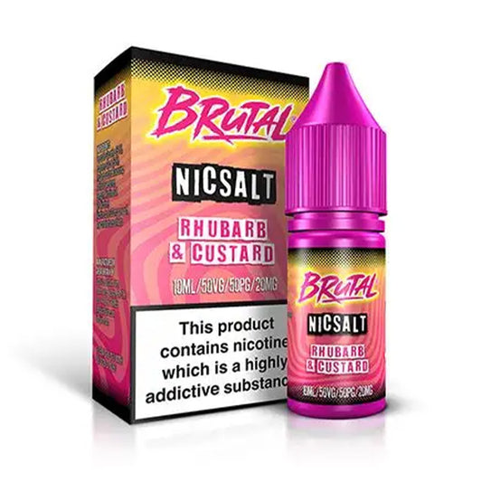 Bruta l10ml Nic Salt Rhubarb Custard