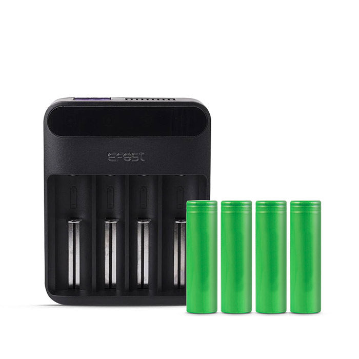 Efest Q4 Battery Charger & Battery Bundle