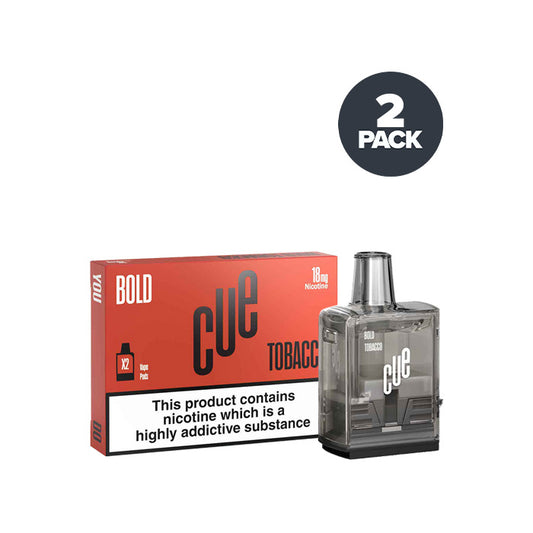 CUE Bold Tobacco Pod and Box