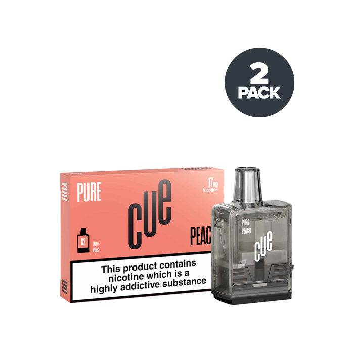 CUE Pure Peach Pod and Box