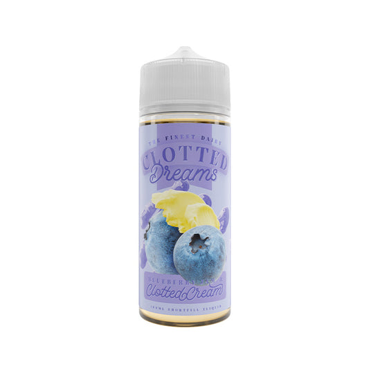 Clotted Dreams Blueberry Jam Clotted Cream 100ml Shortfill E-Liquid