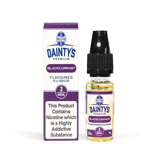 Daintys 10ml E-Liquid Blackcurrant