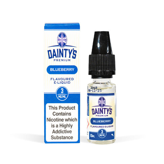 Daintys 10ml E-Liquid Blueberry