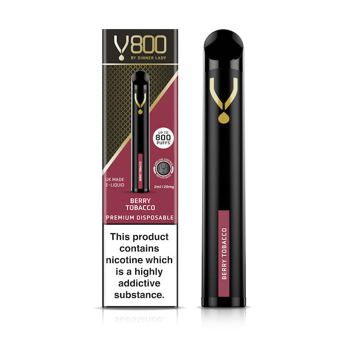 Dinner Lady V800 Disposable Kit berry tobacco