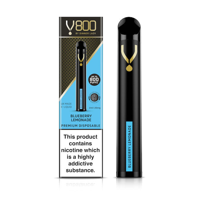 Dinner Lady V800 Disposable Kit blue lemonade