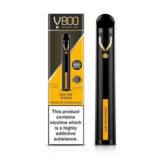 Dinner Lady V800 Disposable Kit sun tan mango