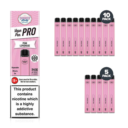 Dinner Lady Vape Pen Pro Disposable Pink Lemonade