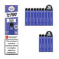 Dinner Lady Vape Pen Pro Disposable Razz Blue Lemonade