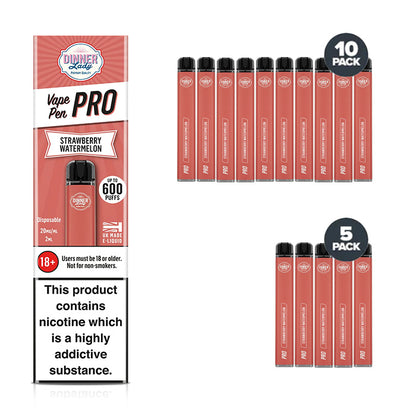 Dinner Lady Vape Pen Pro Disposable Strawberry Watermelon