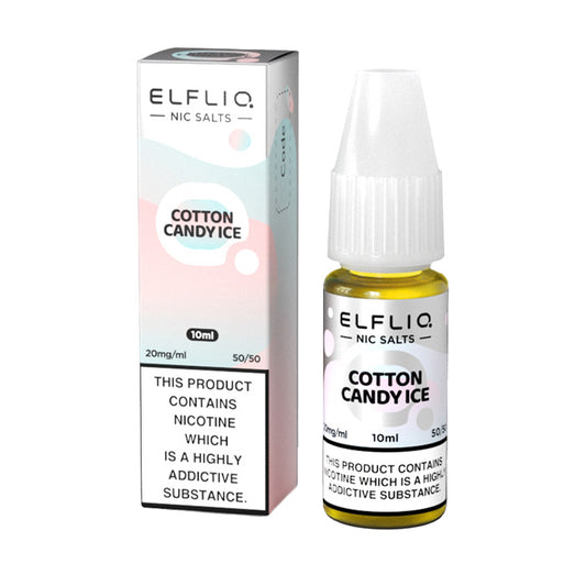 ELFLIQ 10ml Nic Salt Cotton Candy Ice