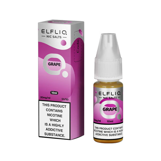 ELFLIQ 10ml Nic Salt Grape