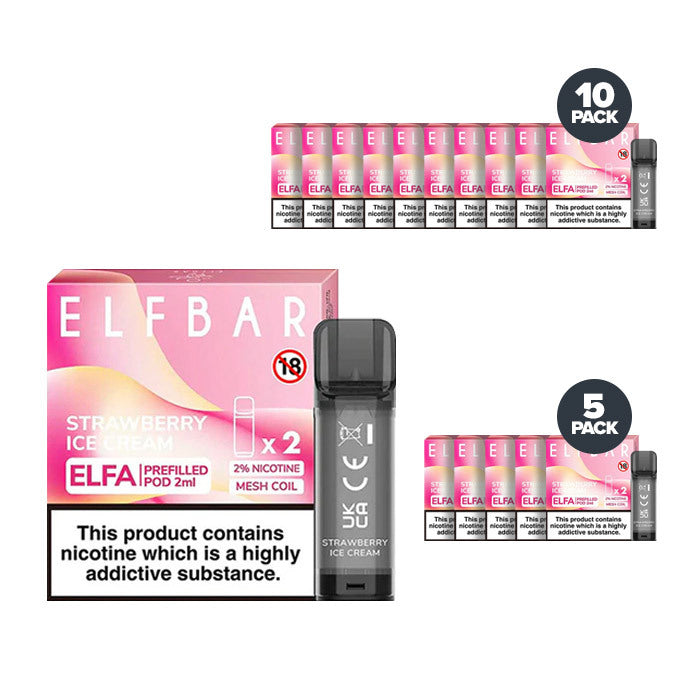 Elf Bar Elfa Pods Strawberry Ice Cream