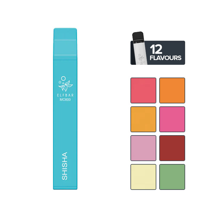 Elf Bar MC600 Disposable with 8 colour boxes