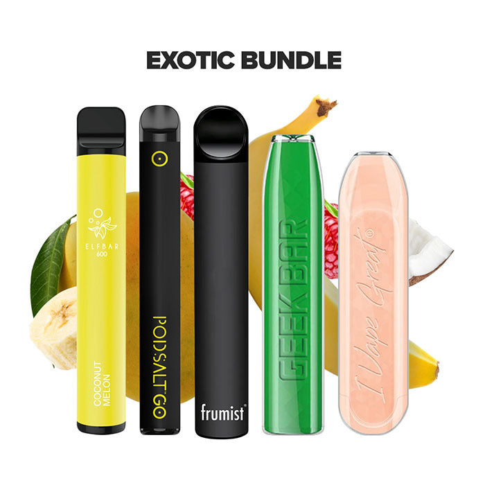 Disposable Vape Kit Flavour Packs exotic