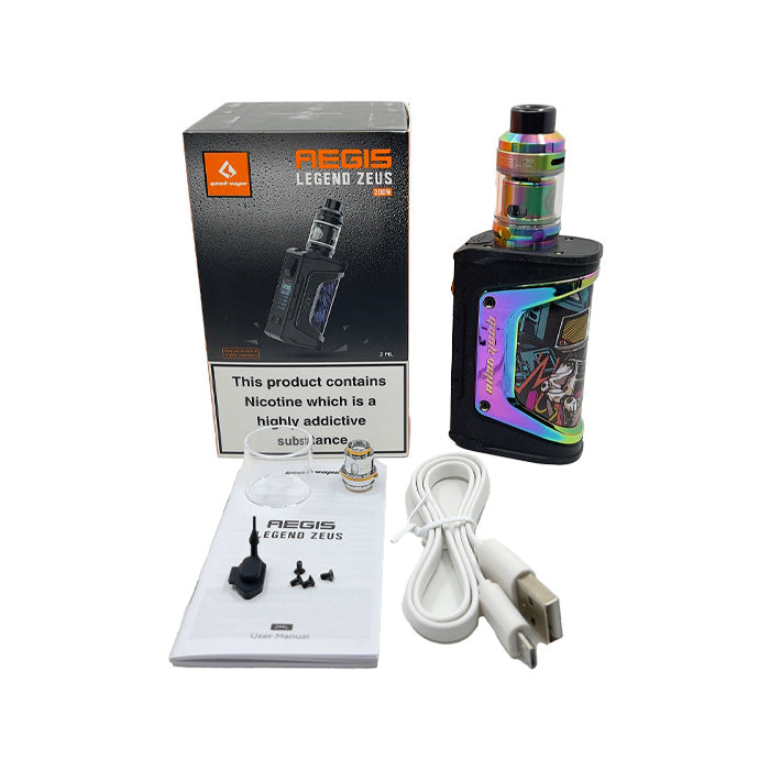 Geekvape Aegis Legend 200w Zeus Kit Box Shot