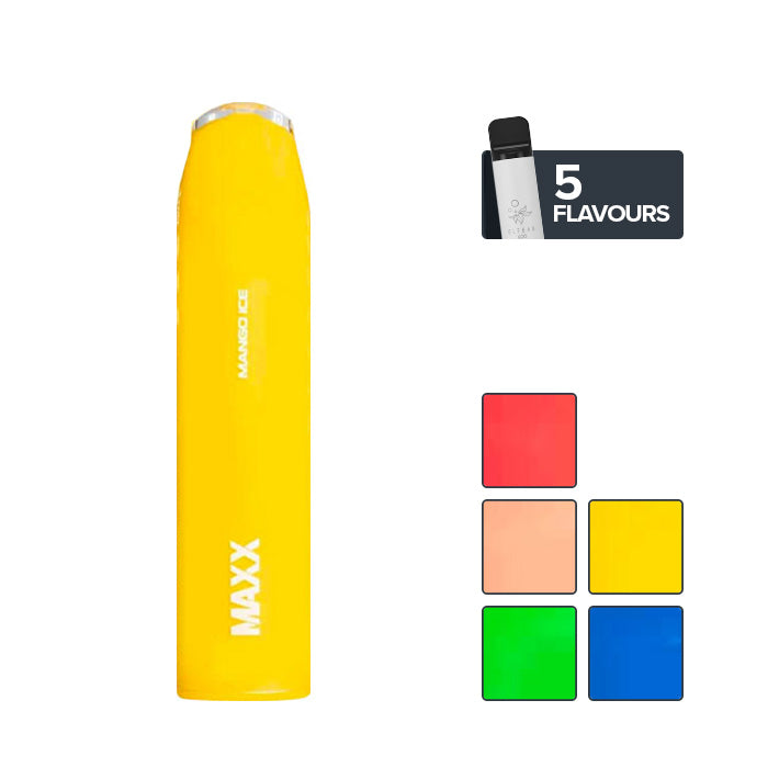 Hyppe Maxx Disposable with 5 colour boxes