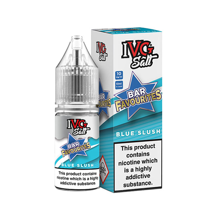 IVG Bar Favourites 10ml Nic Salt Blue Slush with box
