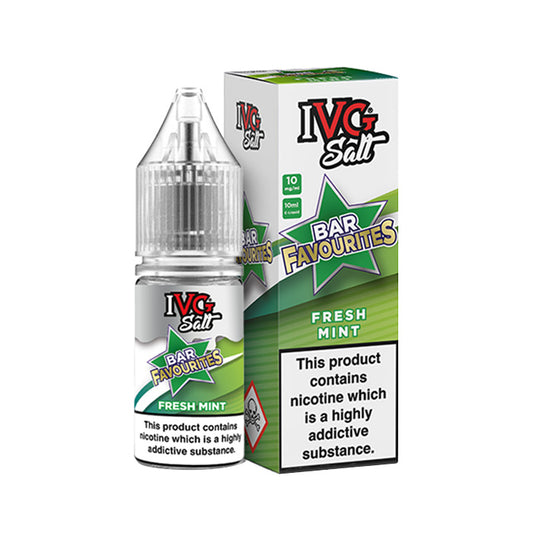 IVG Bar Favourites 10ml Nic Salt Fresh Mint