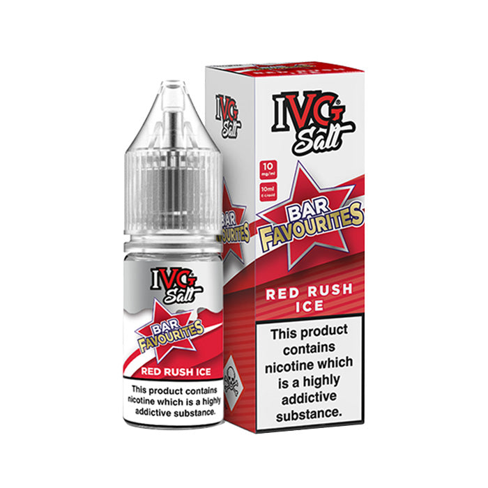 IVG Bar Favourites 10ml Nic Salt Red Rush Ice
