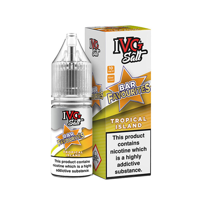 Tropical Island 10ml Nic Salt ELiquid by IVG Bar Favourites MultiBuy Discount