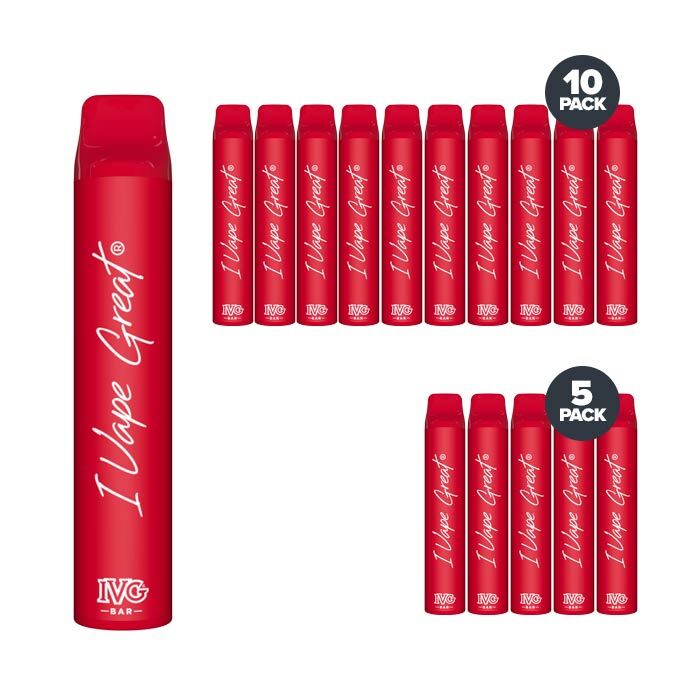 IVG Bar + 800 puffs red