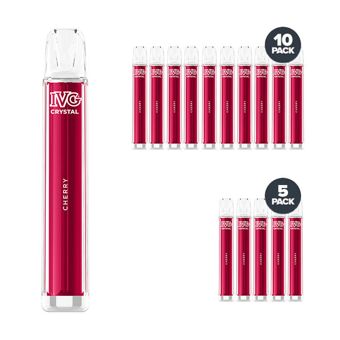 IVG Crystal Bar Disposable Cherry