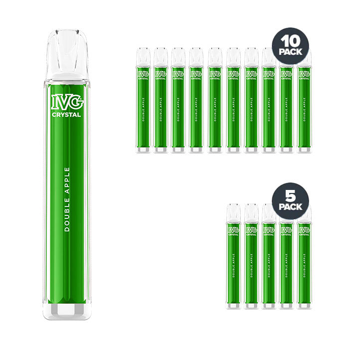 IVG Crystal Bar Disposable Double Apple