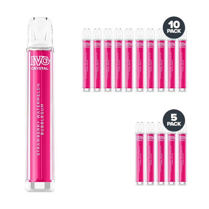 IVG Crystal Bar Disposable Strawberry Watermelon Bubblegum