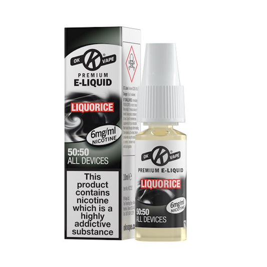OK Vape 50:50 E-Liquid Liquorice
