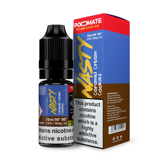 Nasty Juice PodMate 10ml E-Liquid Cramel Cream Cookies