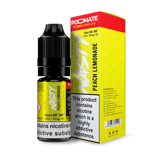 Nasty Juice PodMate 10ml E-Liquid Peach Lemonade