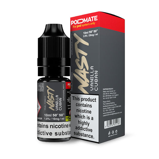 Nasty Juice PodMate 10ml E-Liquid Vanilla Cuban