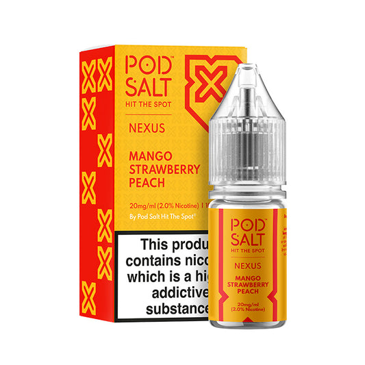 Nexus Mango Strawberry Peach 10ml Nicotine Salt E-Liquid