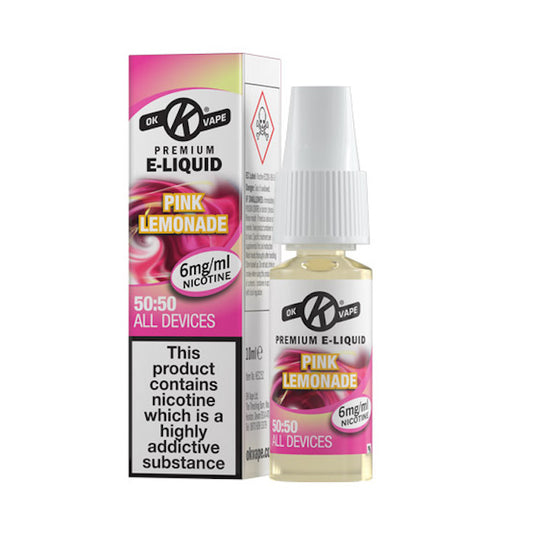 OK Vape 50:50 E-Liquid Pink Lemonade