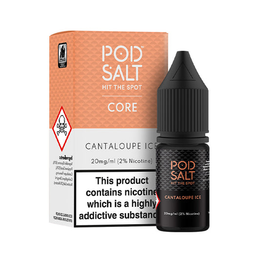 Pod Salt Core Cantaloupe Ice 10ml Nic Salt E-Liquid