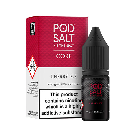 Pod Salt Core Cherry Ice 10ml Nic Salt E-Liquid