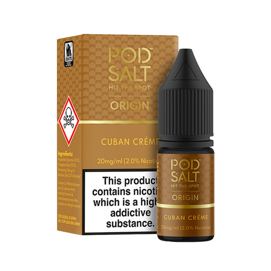 Pod Salt Origin 10ml Cuban Creme