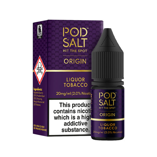 Pod Salt Origin 10ml Liquor Tobacco