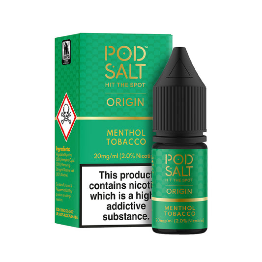 Pod Salt Origin 10ml Menthol Tobacco