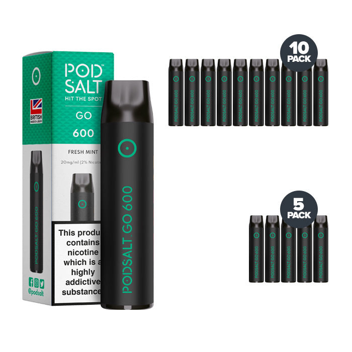 Pod Salt GO 600 Disposable Device | UK ECIG STORE Pod Salt GO 600 Disposable Device | UK ECIG STORE