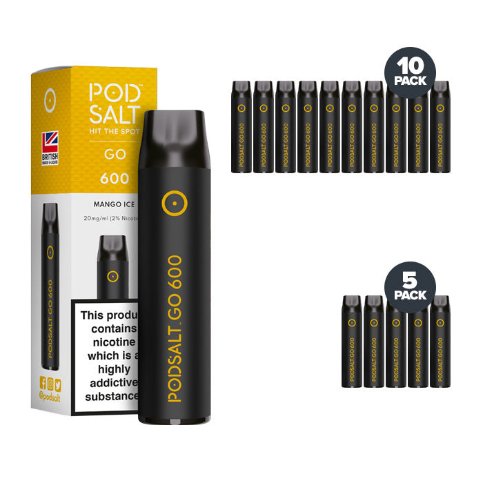 Pod Salts Go 600 Disposable Mango Ice