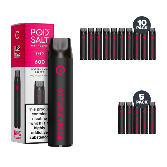 Pod Salts Go 600 Disposable Watermelon Breeze