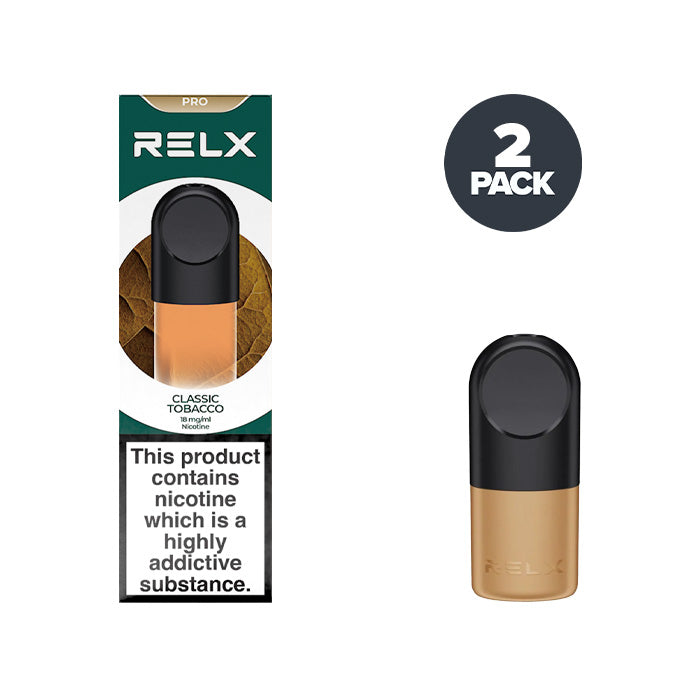 RELX Pro Pod and Box Classic Tobacco